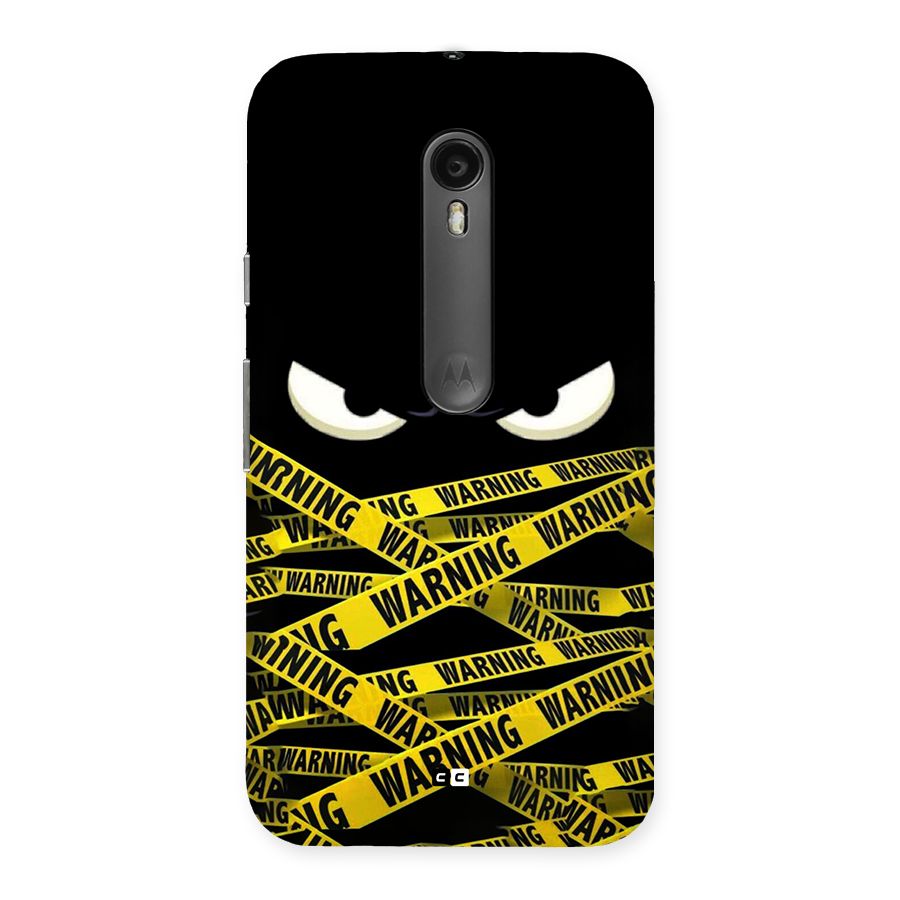 Warning Eyes Back Case for Moto G3