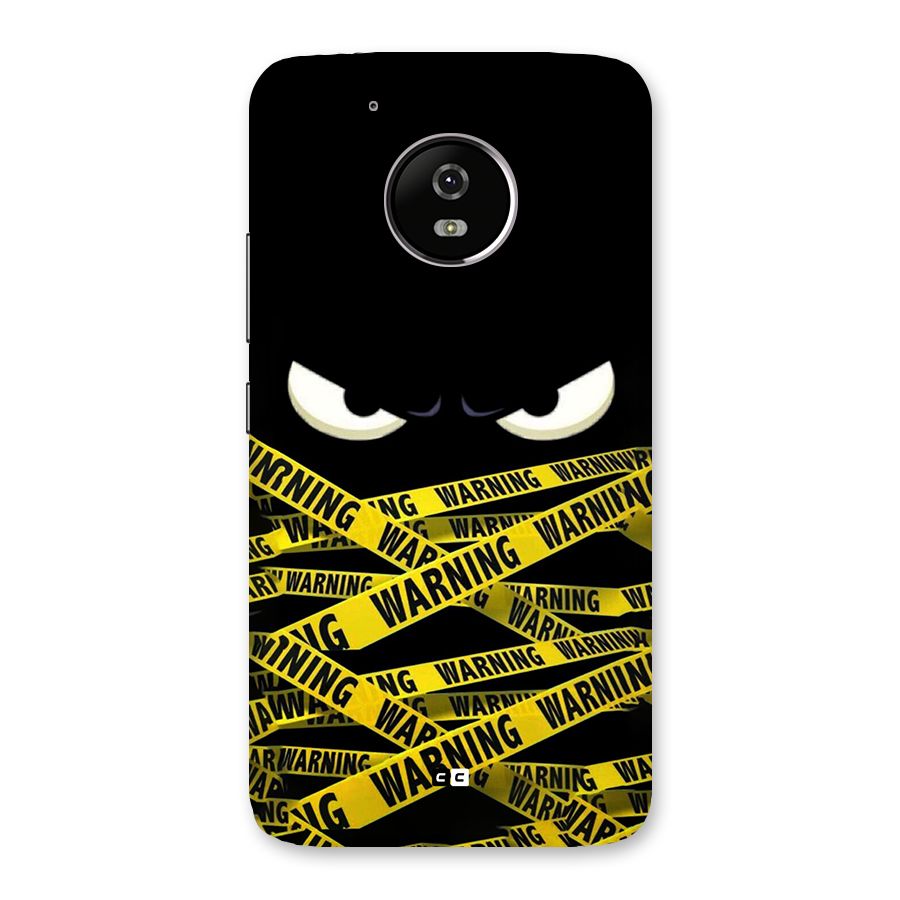 Warning Eyes Back Case for Moto G5