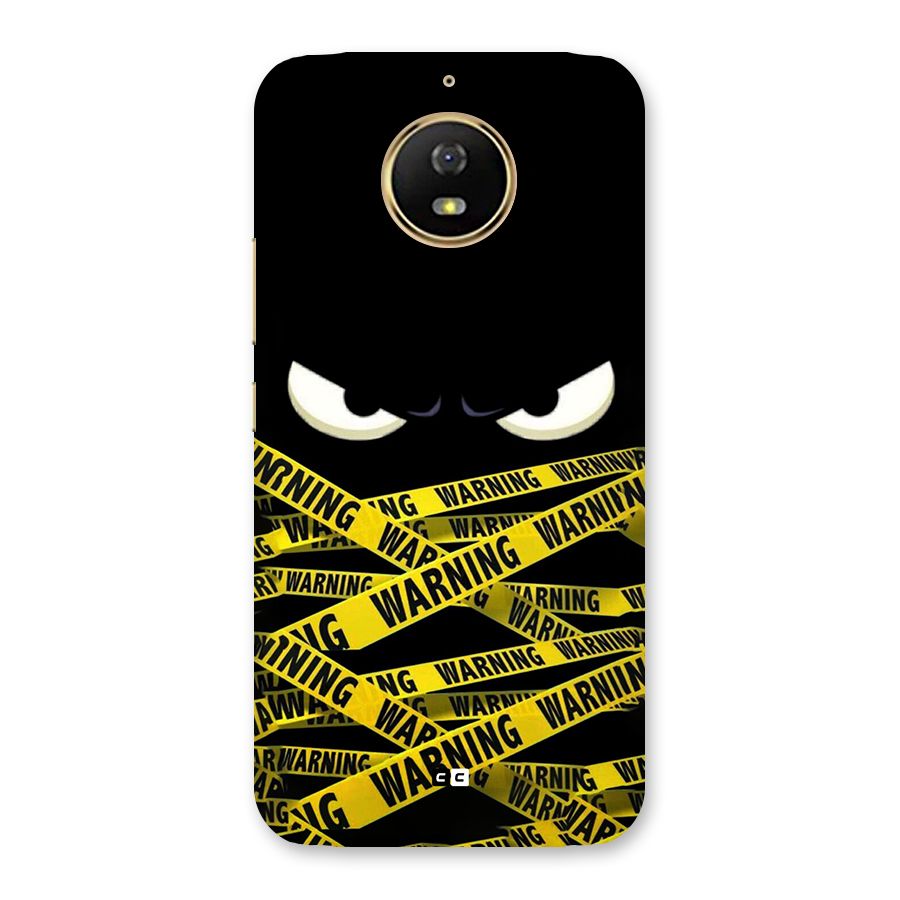 Warning Eyes Back Case for Moto G5s