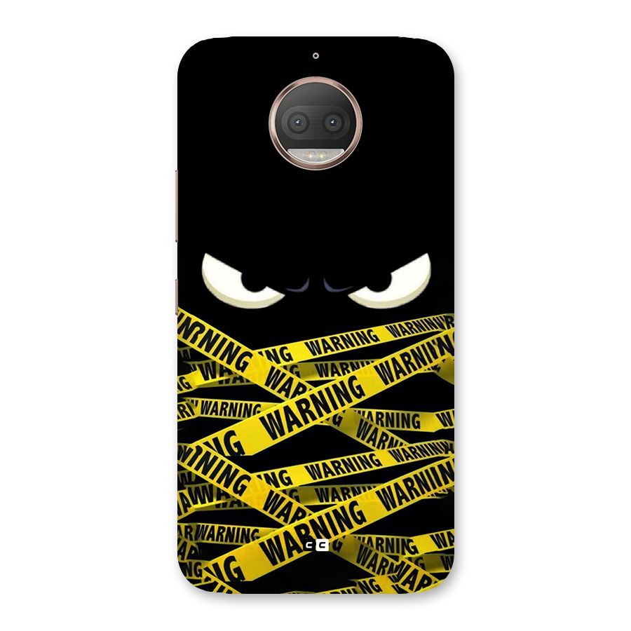 Warning Eyes Back Case for Moto G5s Plus