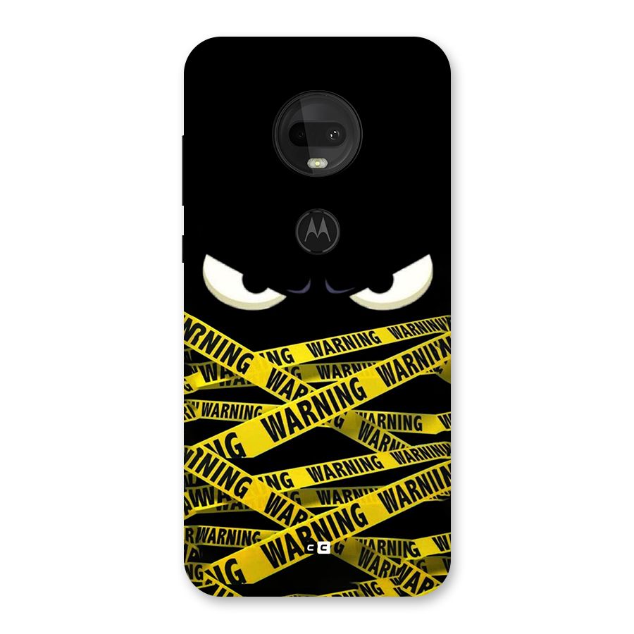 Warning Eyes Back Case for Moto G7