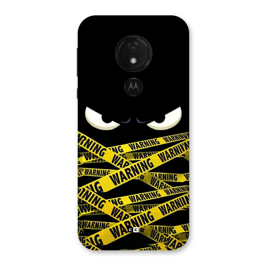 Warning Eyes Back Case for Moto G7 Power