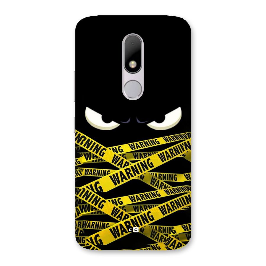 Warning Eyes Back Case for Moto M