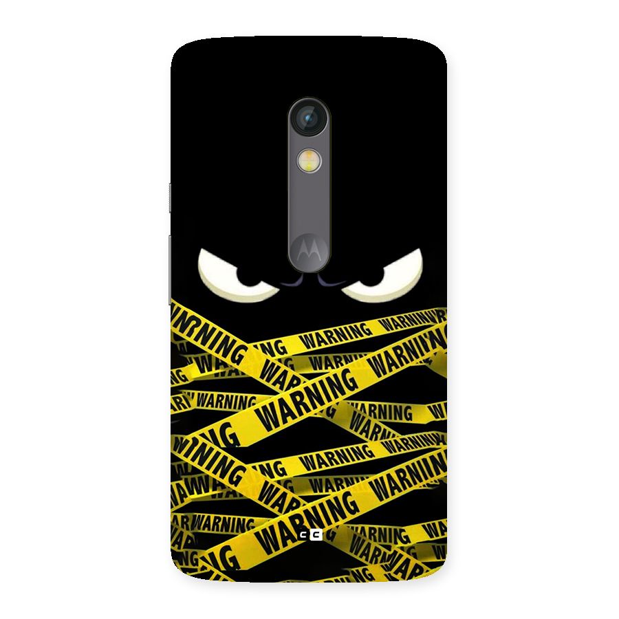 Warning Eyes Back Case for Moto X Play