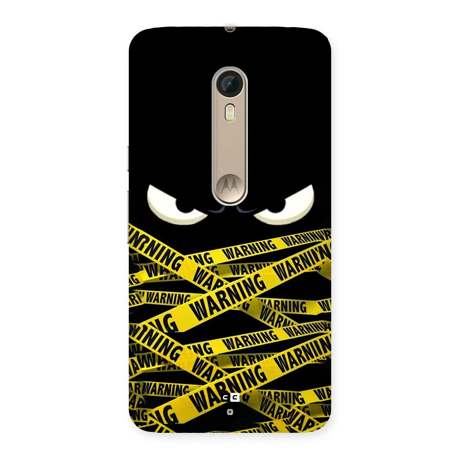 Warning Eyes Back Case for Moto X Style