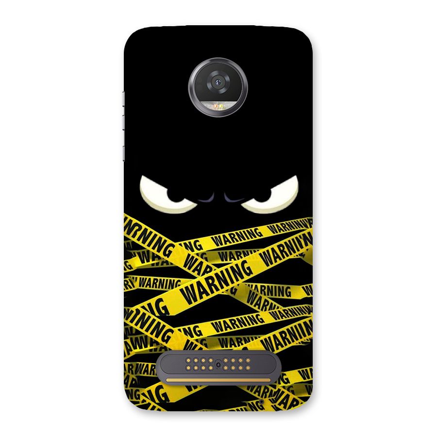 Warning Eyes Back Case for Moto Z2 Play