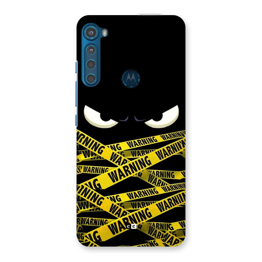 Warning Eyes Back Case for Motorola One Fusion Plus