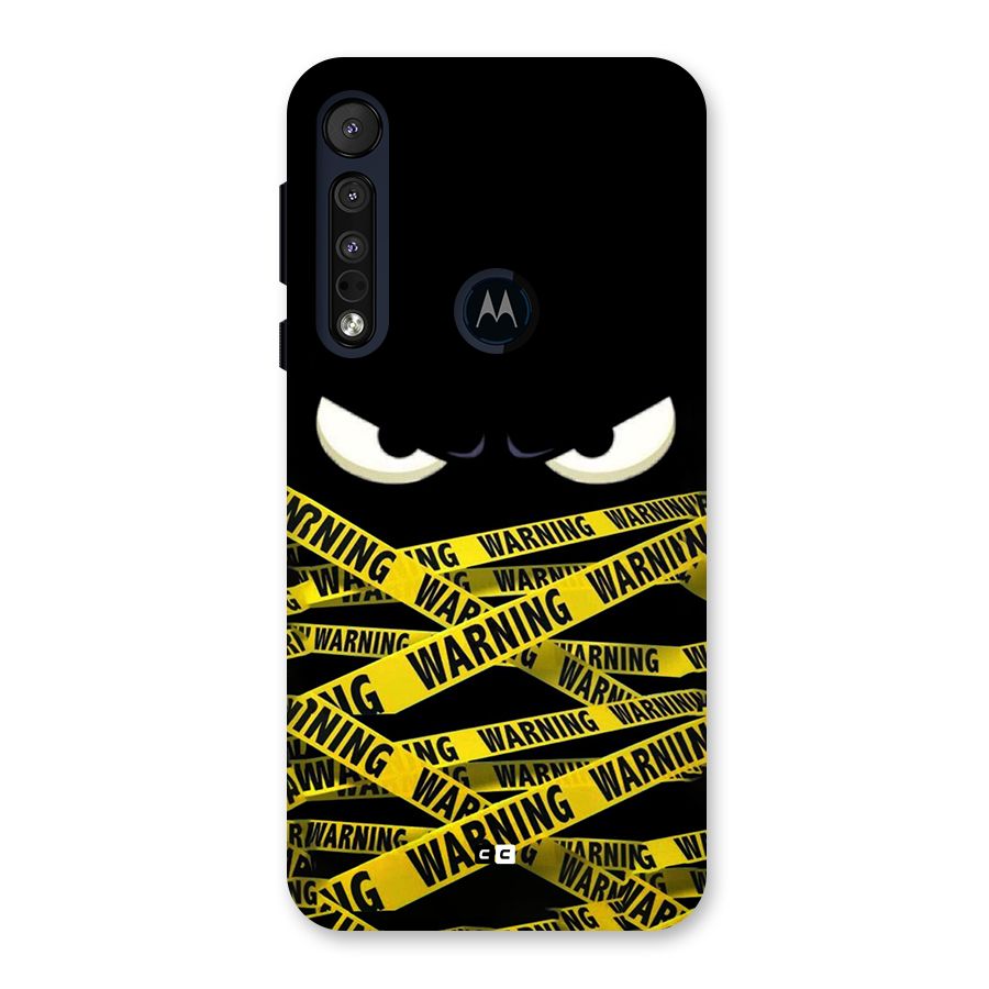 Warning Eyes Back Case for Motorola One Macro