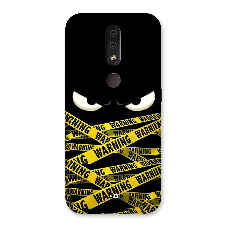 Warning Eyes Back Case for Nokia 4.2