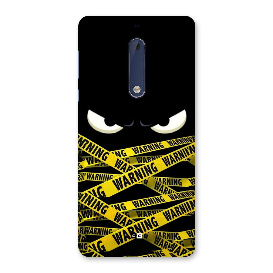 Warning Eyes Back Case for Nokia 5