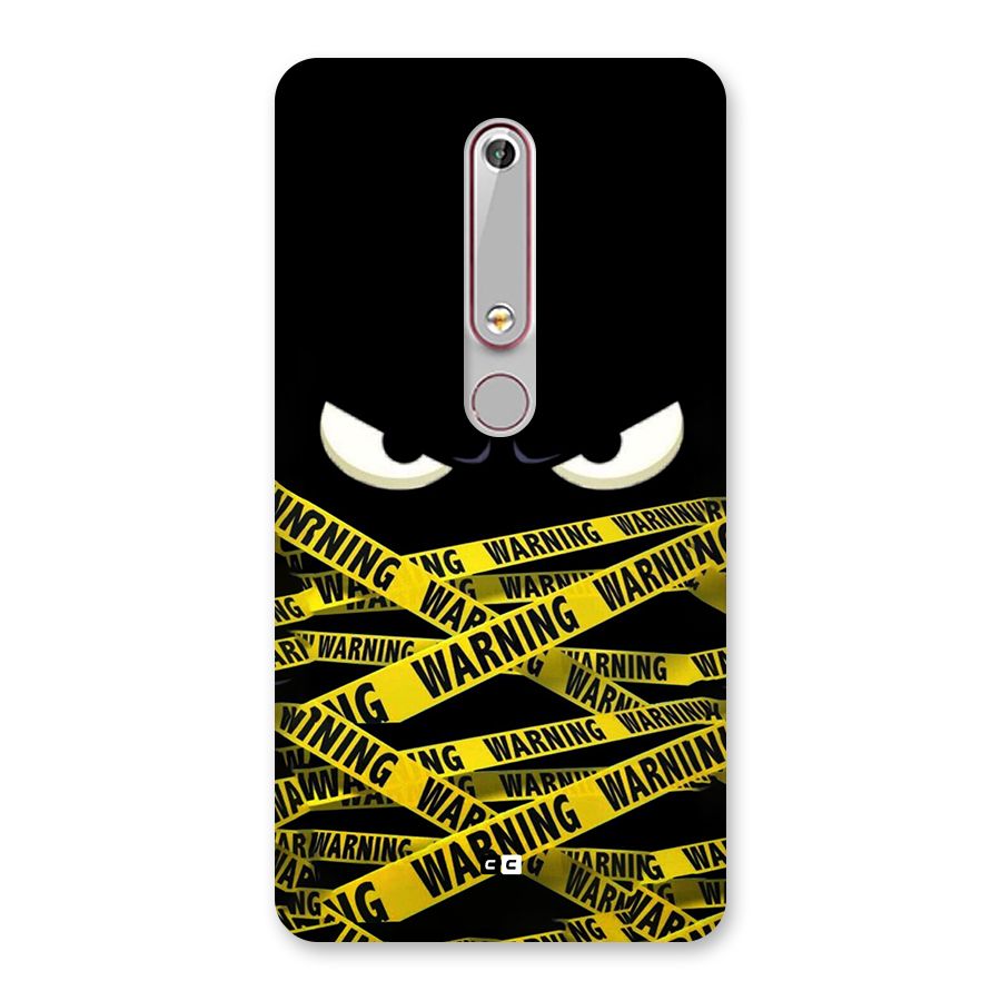 Warning Eyes Back Case for Nokia 6.1