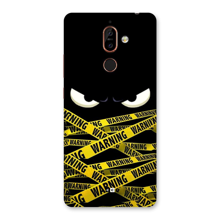 Warning Eyes Back Case for Nokia 7 Plus