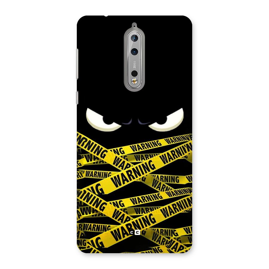 Warning Eyes Back Case for Nokia 8