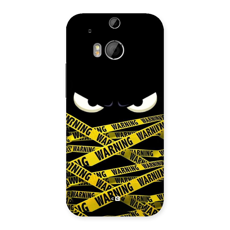 Warning Eyes Back Case for One M8