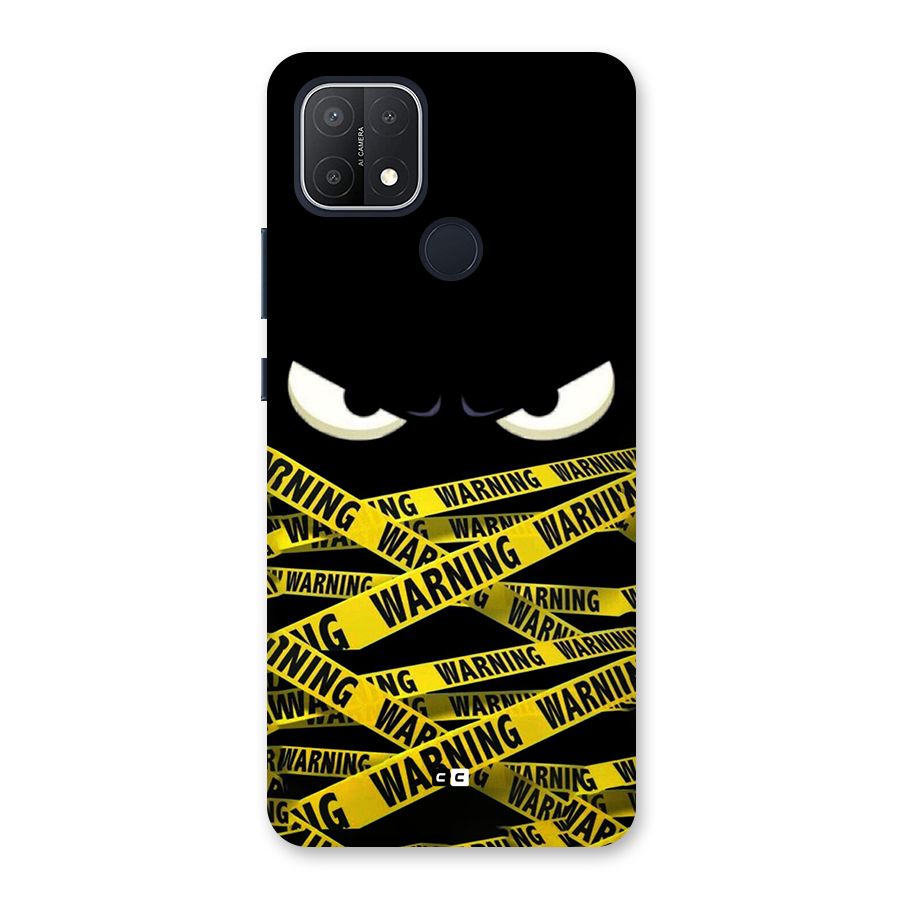 Warning Eyes Back Case for Oppo A15