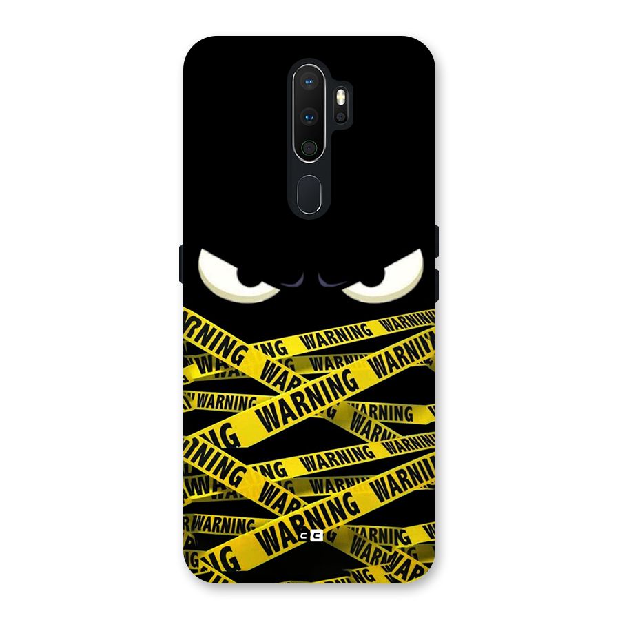 Warning Eyes Back Case for Oppo A5 (2020)