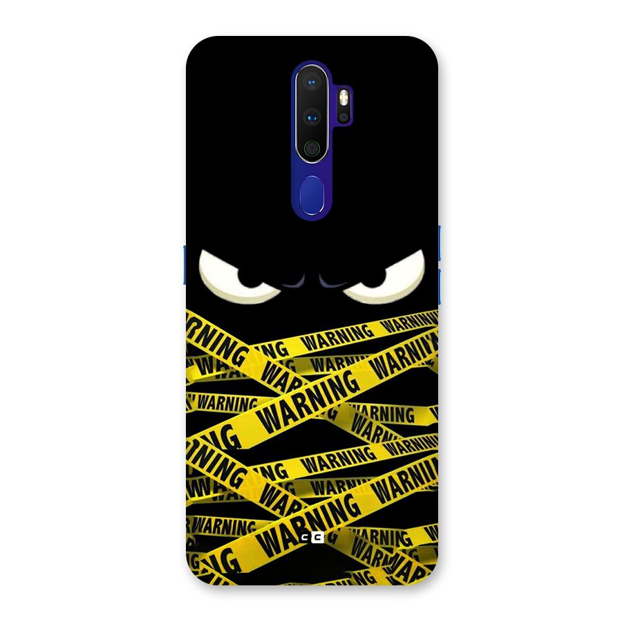 Warning Eyes Back Case for Oppo A9 (2020)