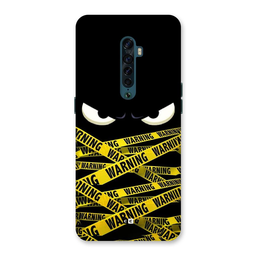 Warning Eyes Back Case for Oppo Reno2