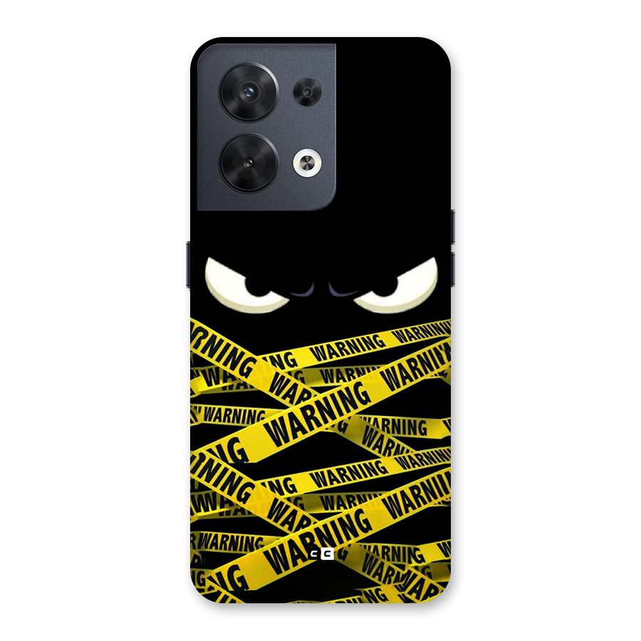 Warning Eyes Back Case for Oppo Reno8 5G