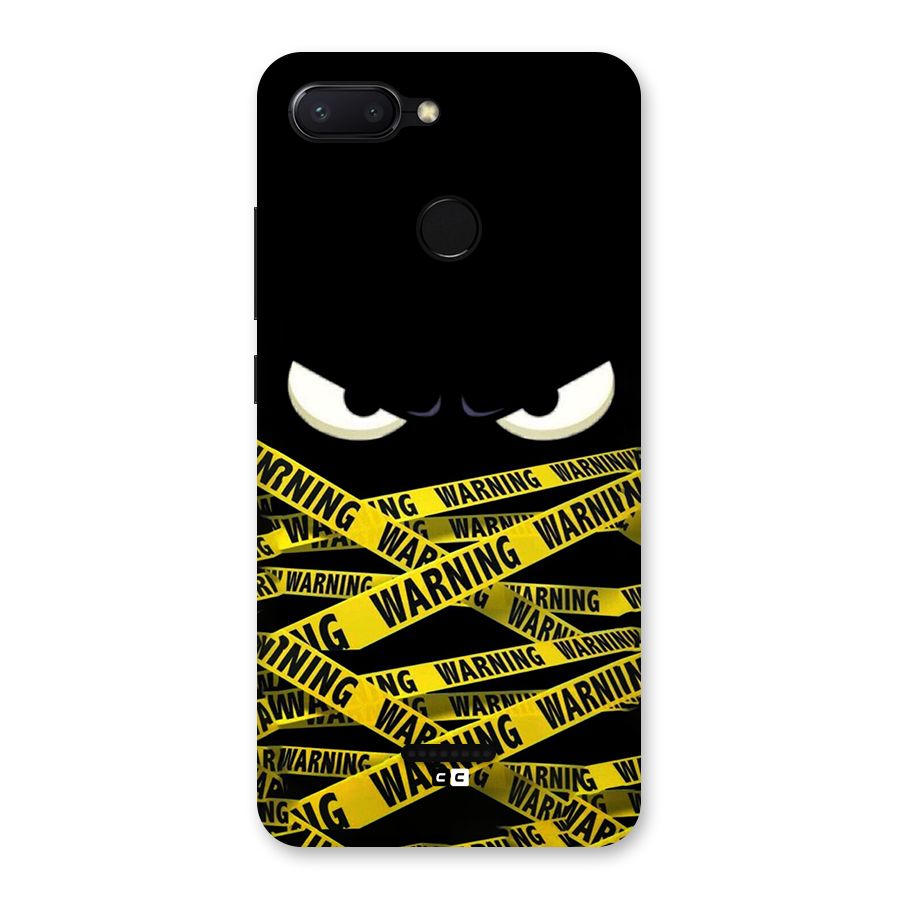 Warning Eyes Back Case for Redmi 6
