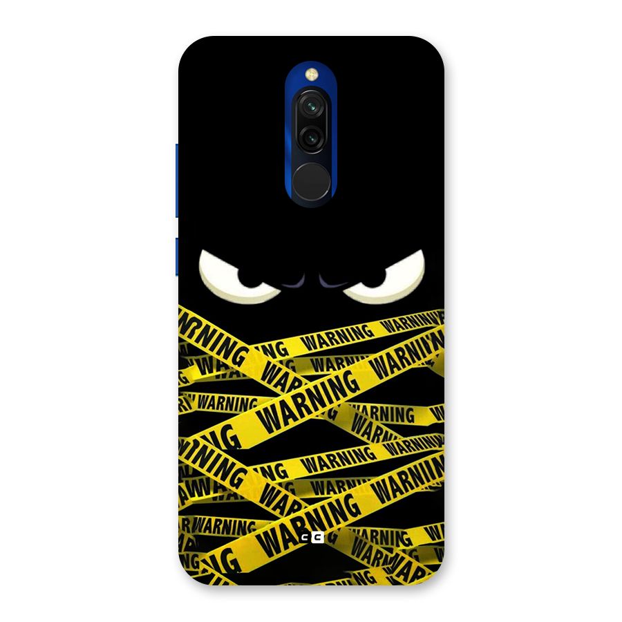 Warning Eyes Back Case for Redmi 8