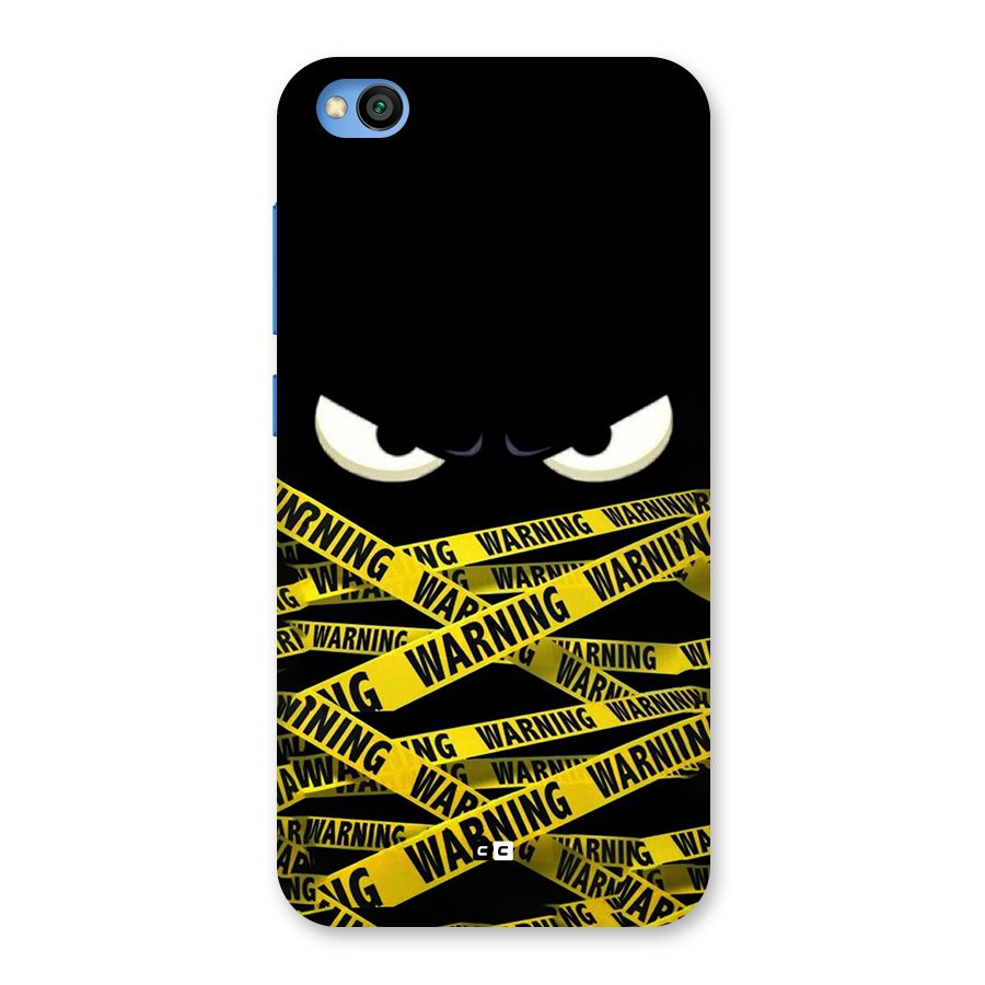 Warning Eyes Back Case for Redmi Go