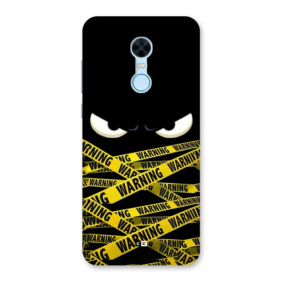 Warning Eyes Back Case for Redmi Note 5