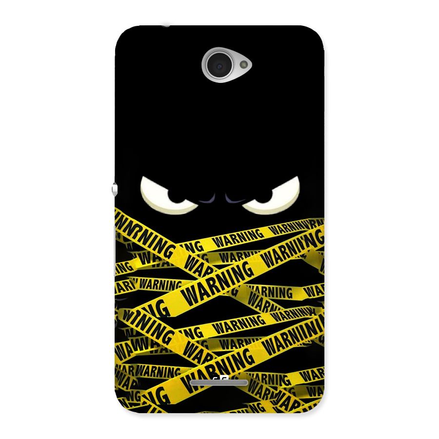 Warning Eyes Back Case for Xperia E4