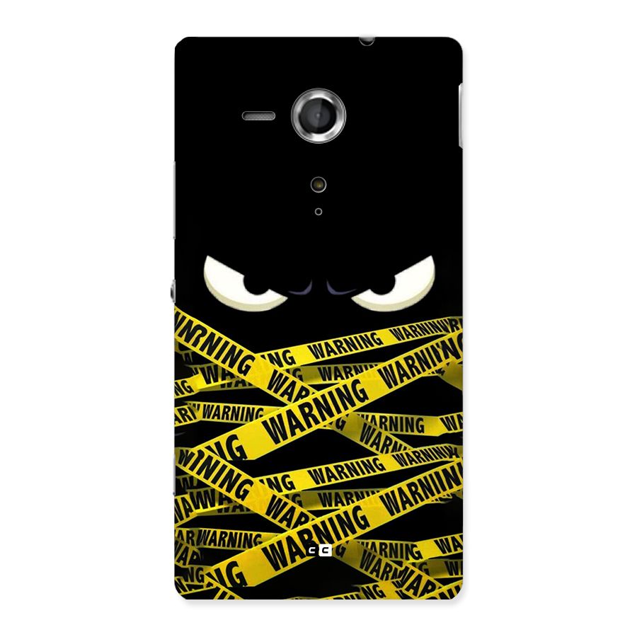 Warning Eyes Back Case for Xperia Sp