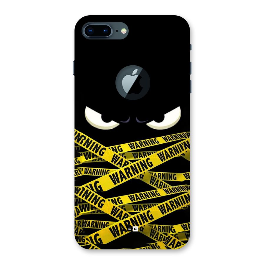 Warning Eyes Back Case for iPhone 7 Plus Logo Cut