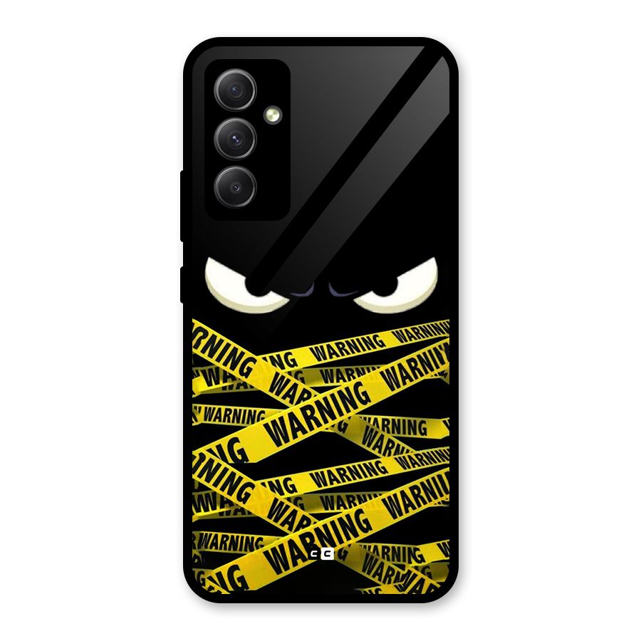 Warning Eyes Glass Back Case for Galaxy A34