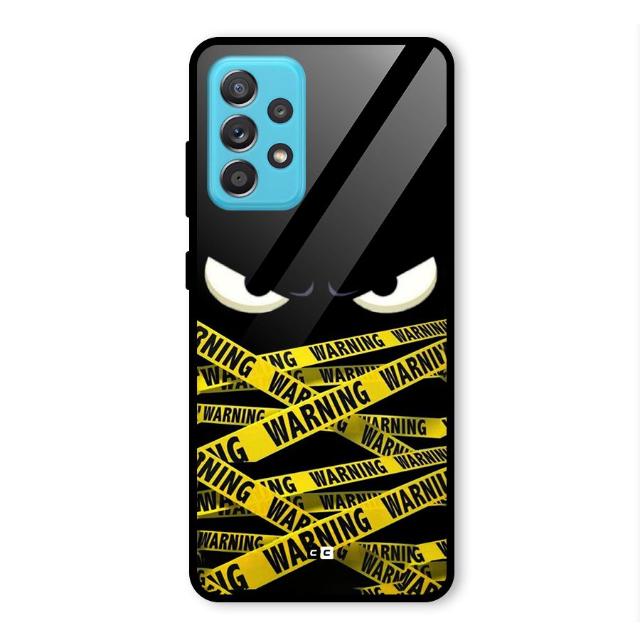 Warning Eyes Glass Back Case for Galaxy A52