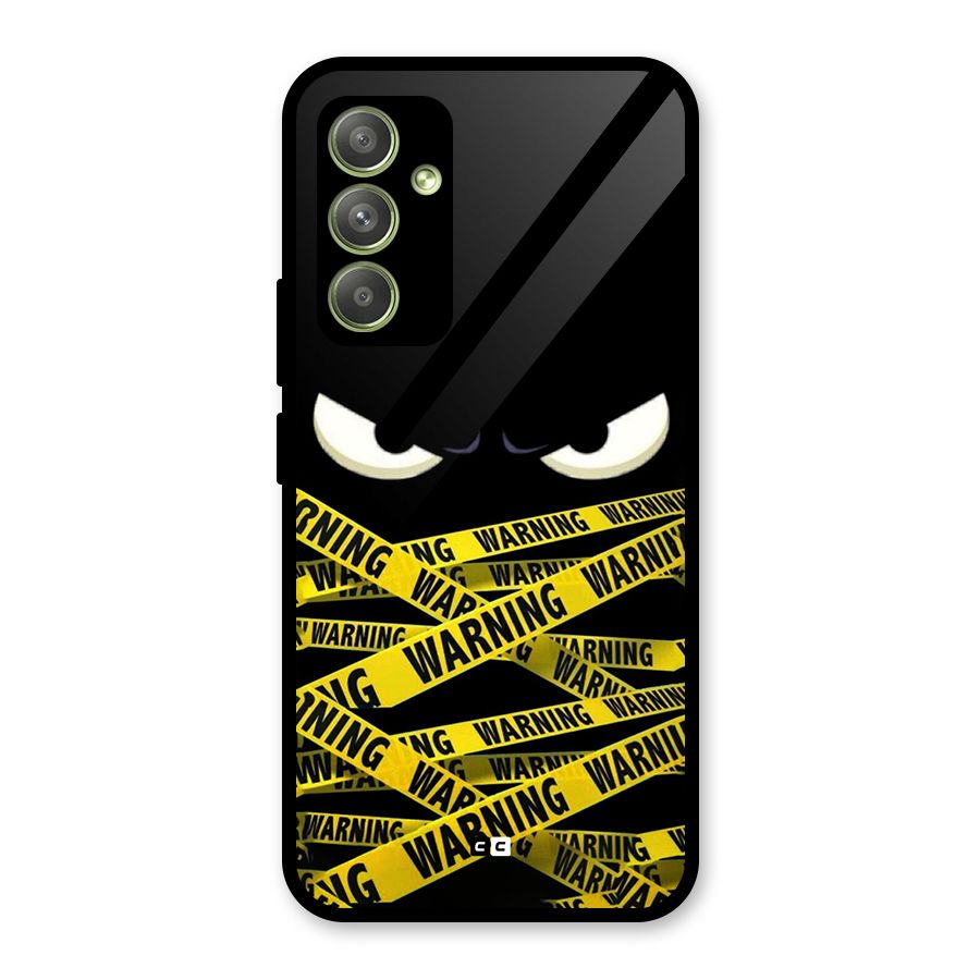 Warning Eyes Glass Back Case for Galaxy A54