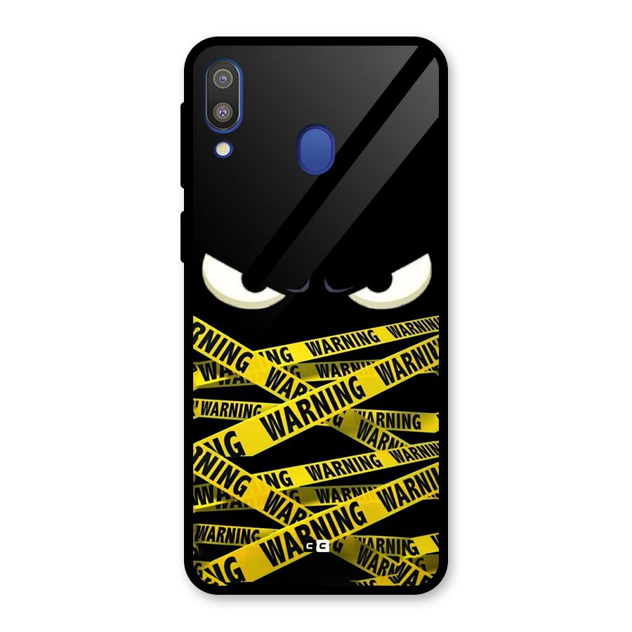 Warning Eyes Glass Back Case for Galaxy M20