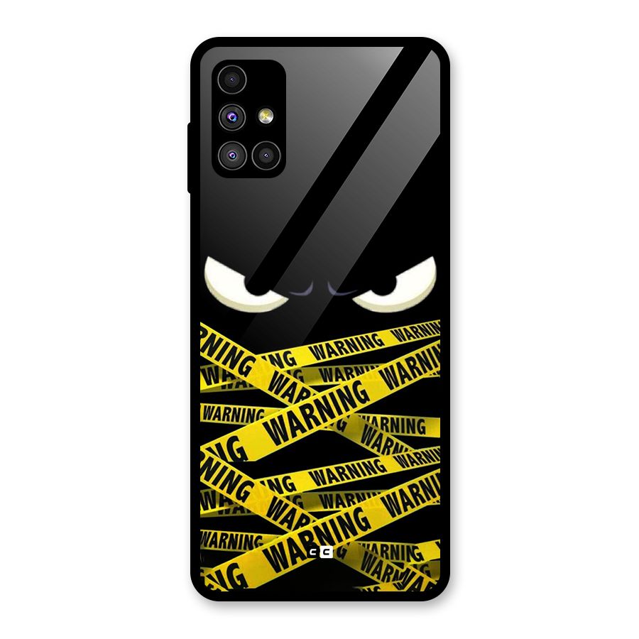Warning Eyes Glass Back Case for Galaxy M51