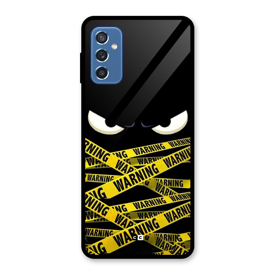 Warning Eyes Glass Back Case for Galaxy M52 5G
