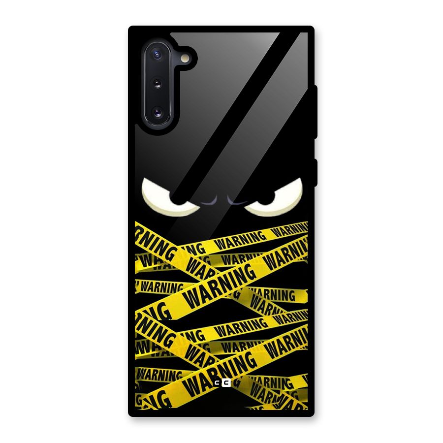 Warning Eyes Glass Back Case for Galaxy Note 10