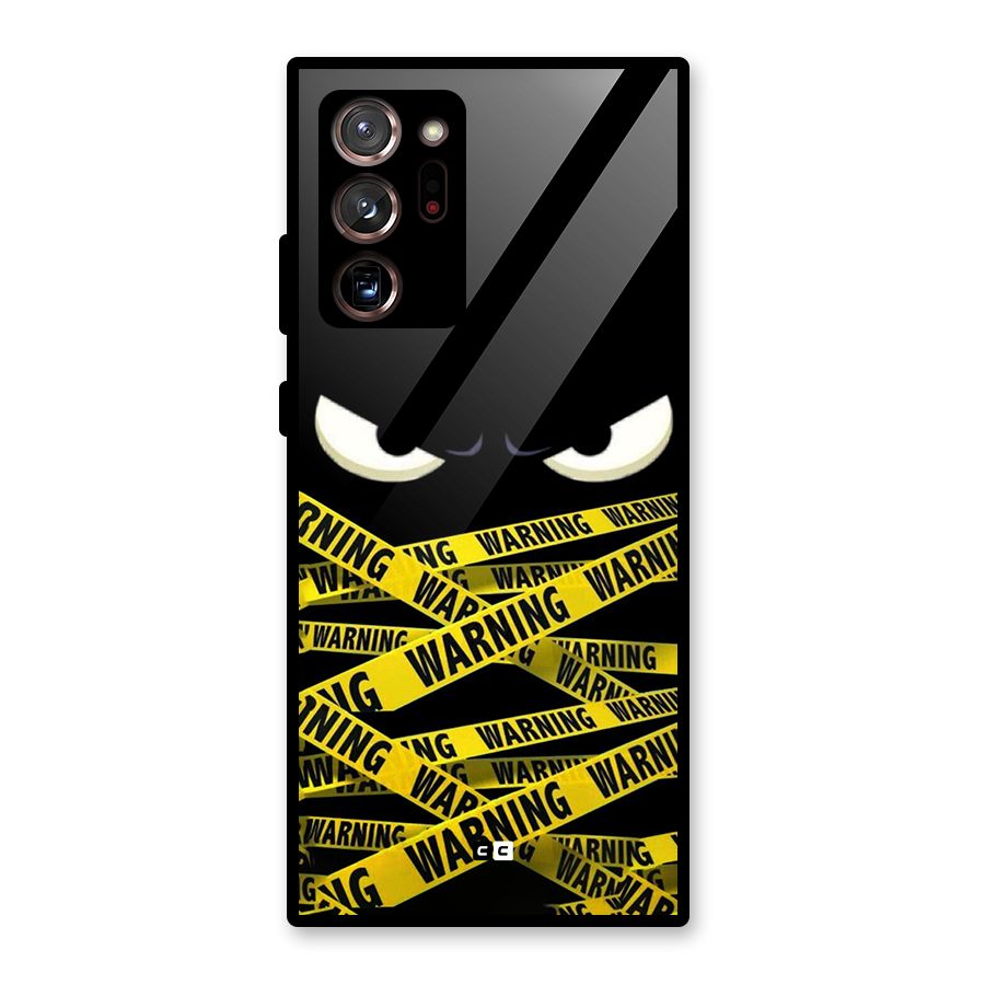 Warning Eyes Glass Back Case for Galaxy Note 20 Ultra 5G