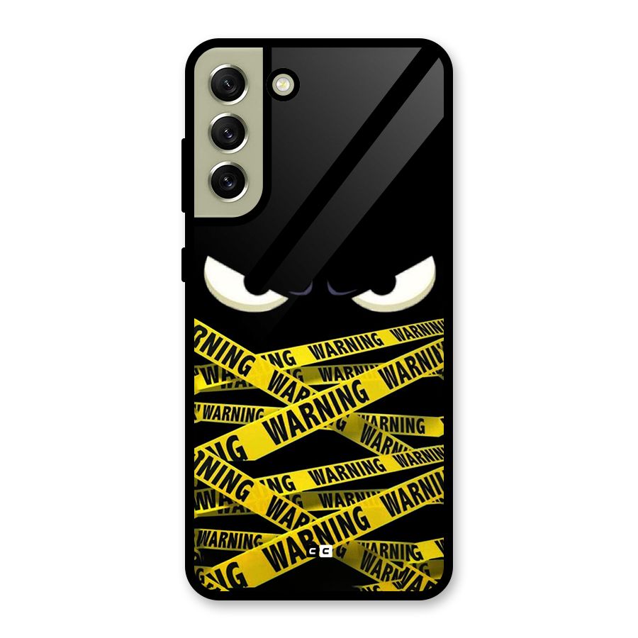 Warning Eyes Glass Back Case for Galaxy S21 FE 5G