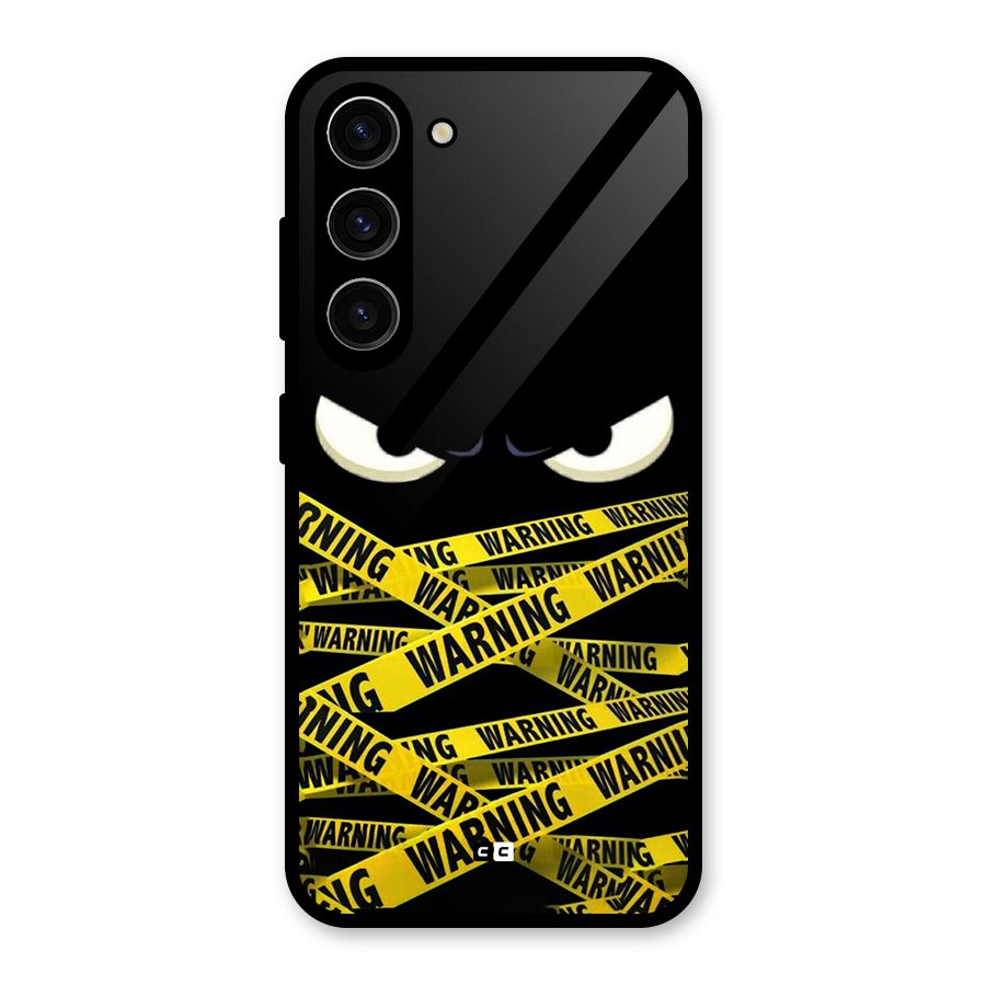 Warning Eyes Glass Back Case for Galaxy S23
