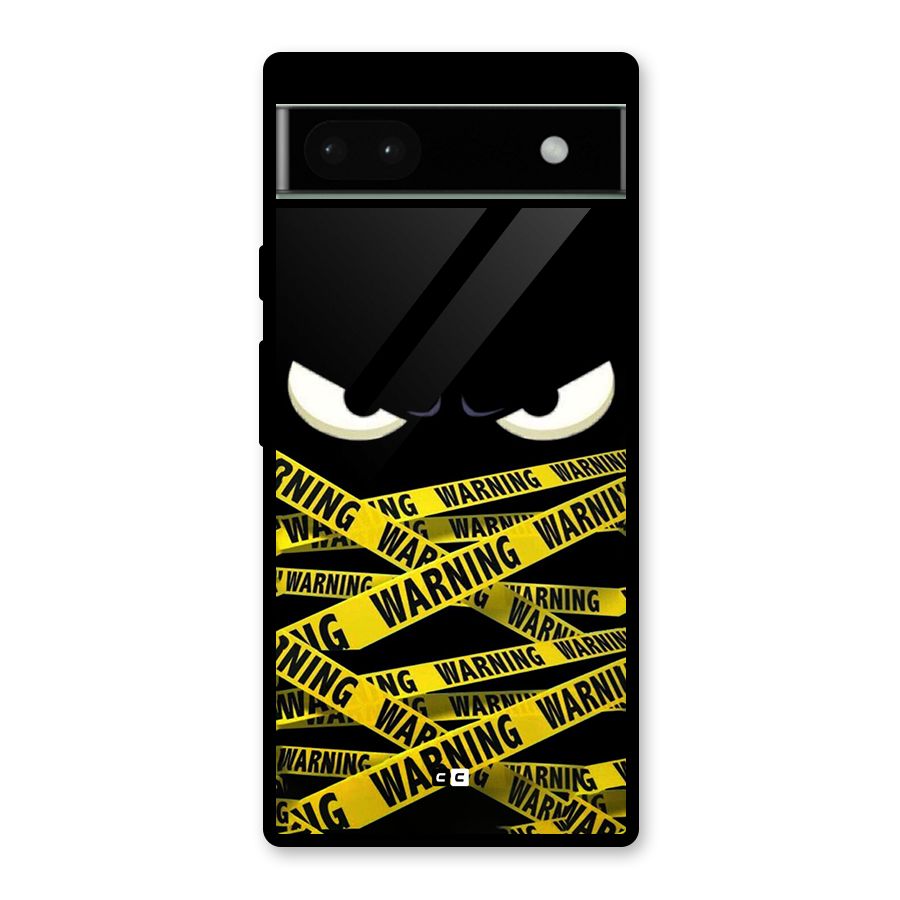 Warning Eyes Glass Back Case for Google Pixel 6a