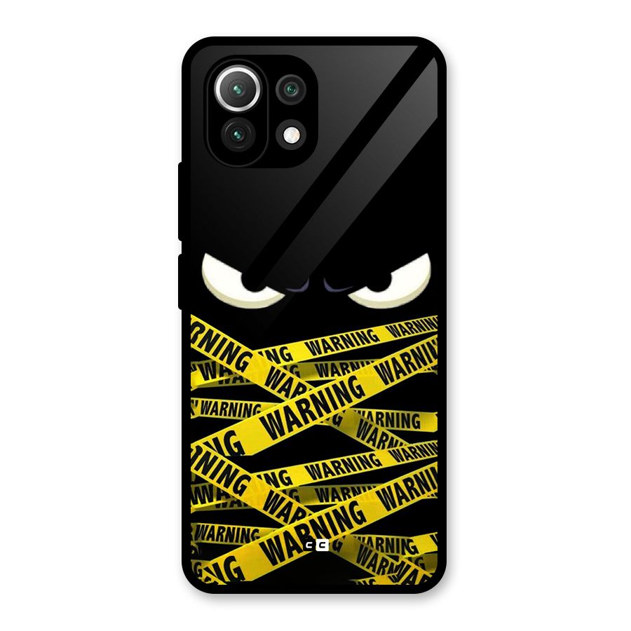 Warning Eyes Glass Back Case for Mi 11 Lite NE 5G