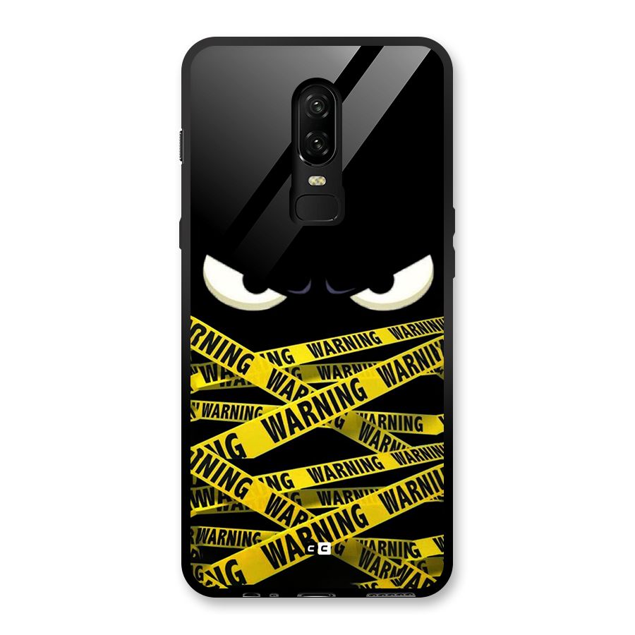 Warning Eyes Glass Back Case for OnePlus 6