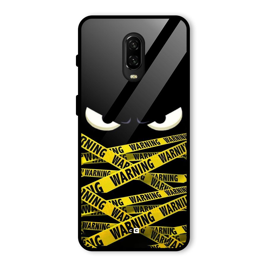 Warning Eyes Glass Back Case for OnePlus 6T