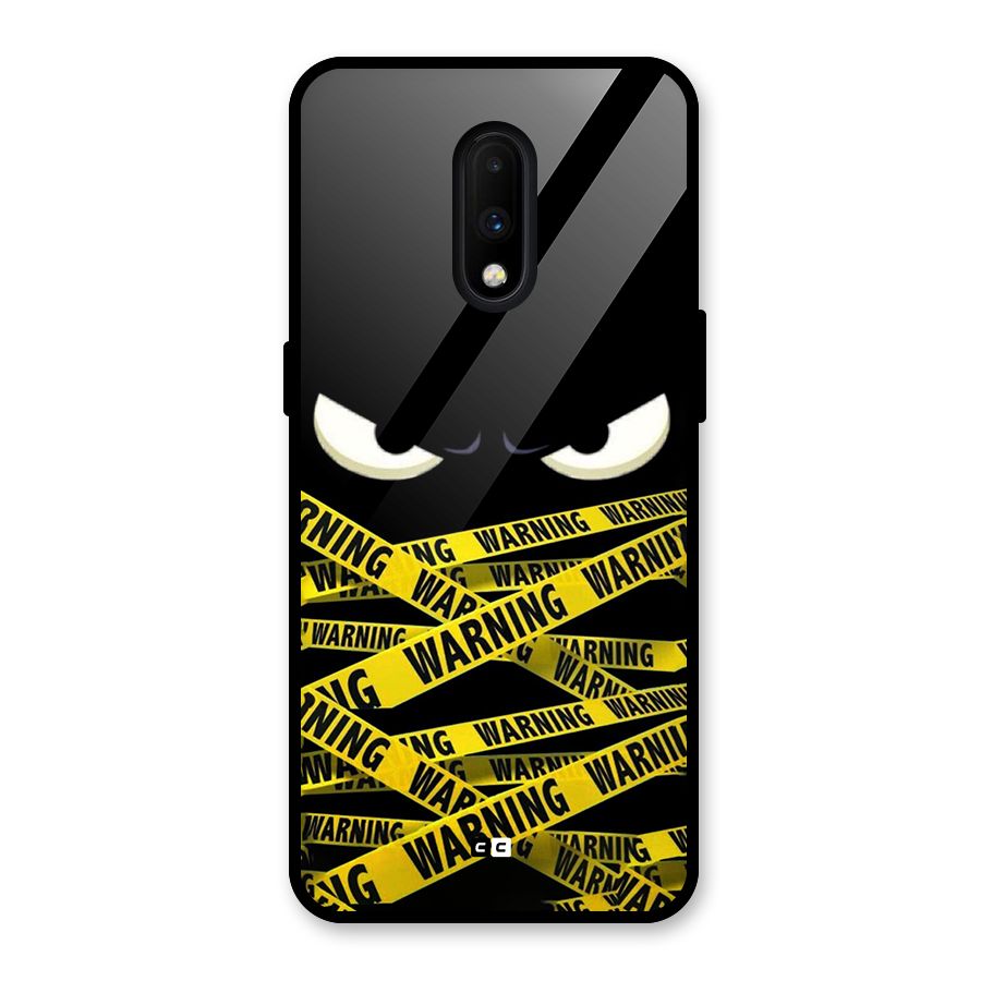 Warning Eyes Glass Back Case for OnePlus 7