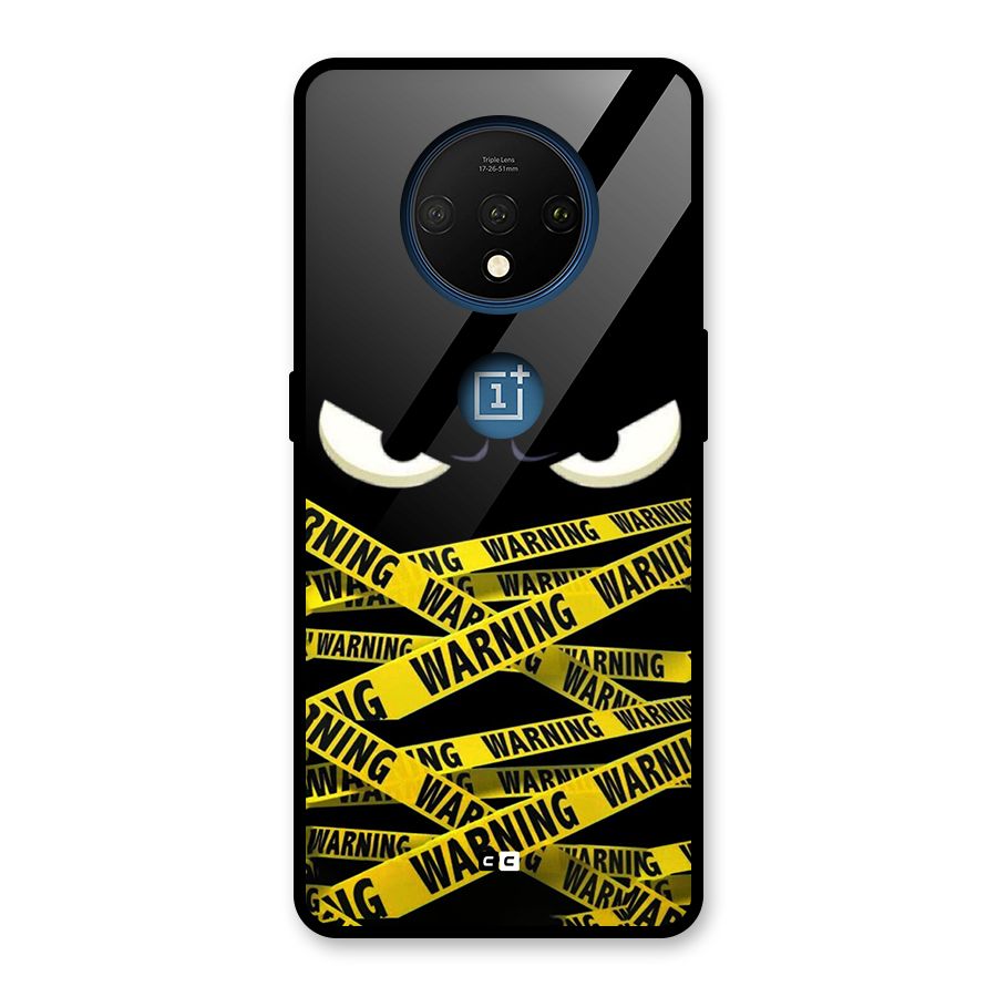 Warning Eyes Glass Back Case for OnePlus 7T