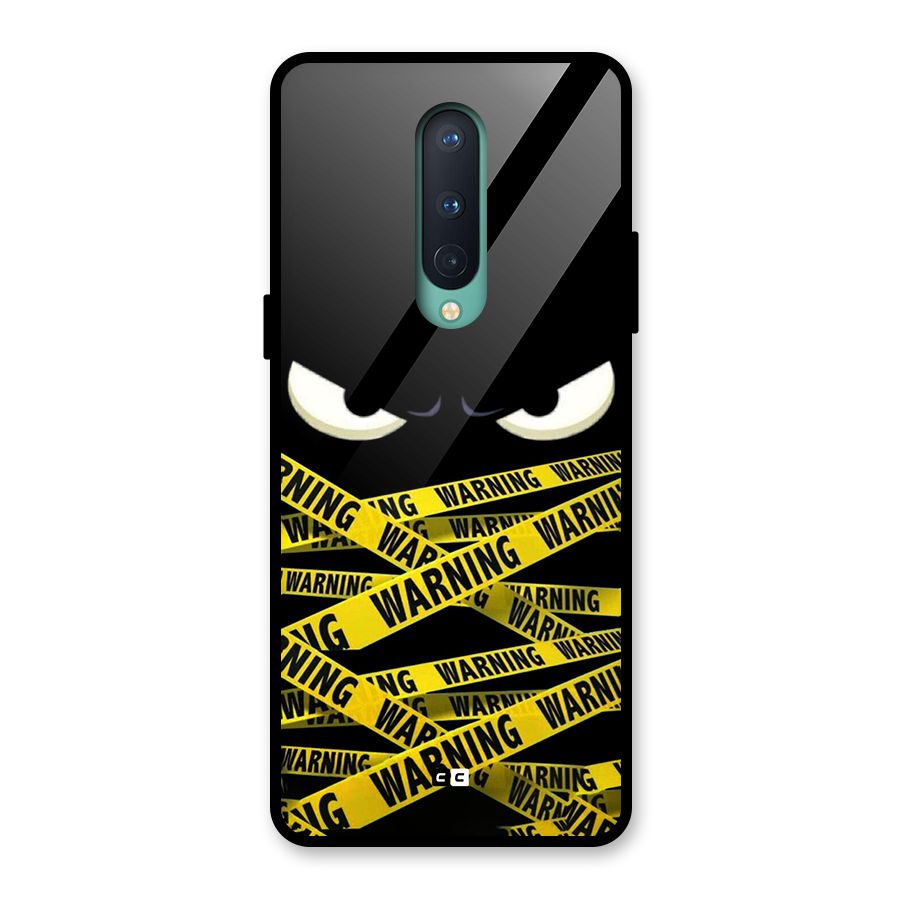 Warning Eyes Glass Back Case for OnePlus 8