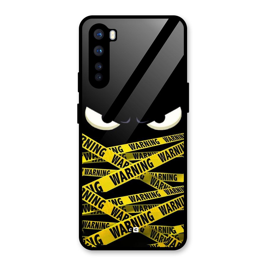 Warning Eyes Glass Back Case for OnePlus Nord