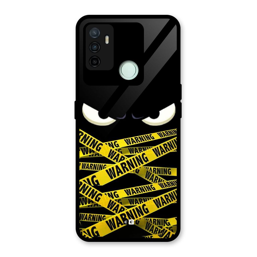 Warning Eyes Glass Back Case for Oppo A53