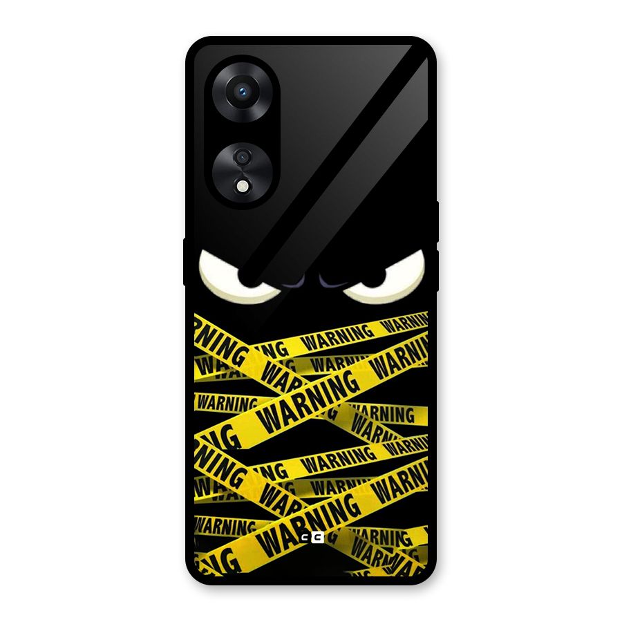Warning Eyes Glass Back Case for Oppo A78
